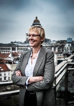 Karine Lalieux (PS), federaal minister van Maatschappelijke Integratie